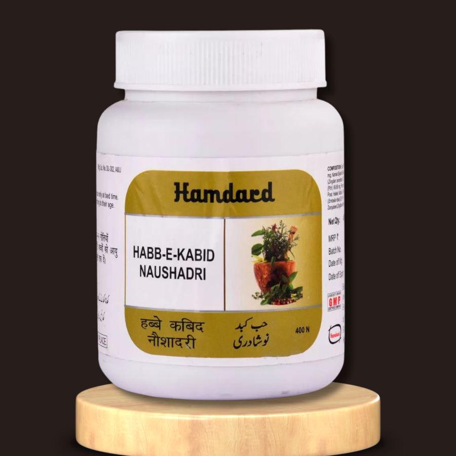 Hamdard Habbe Kabid Naushadri 400 Tablets  – Traditional Unani Herbal