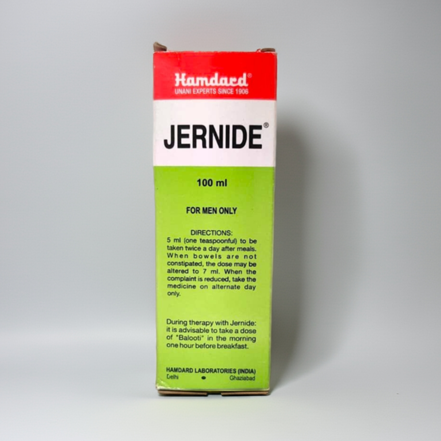 Hamdard Jernide Syrup 100ml – Traditional Unani Herbal Tonic for Men