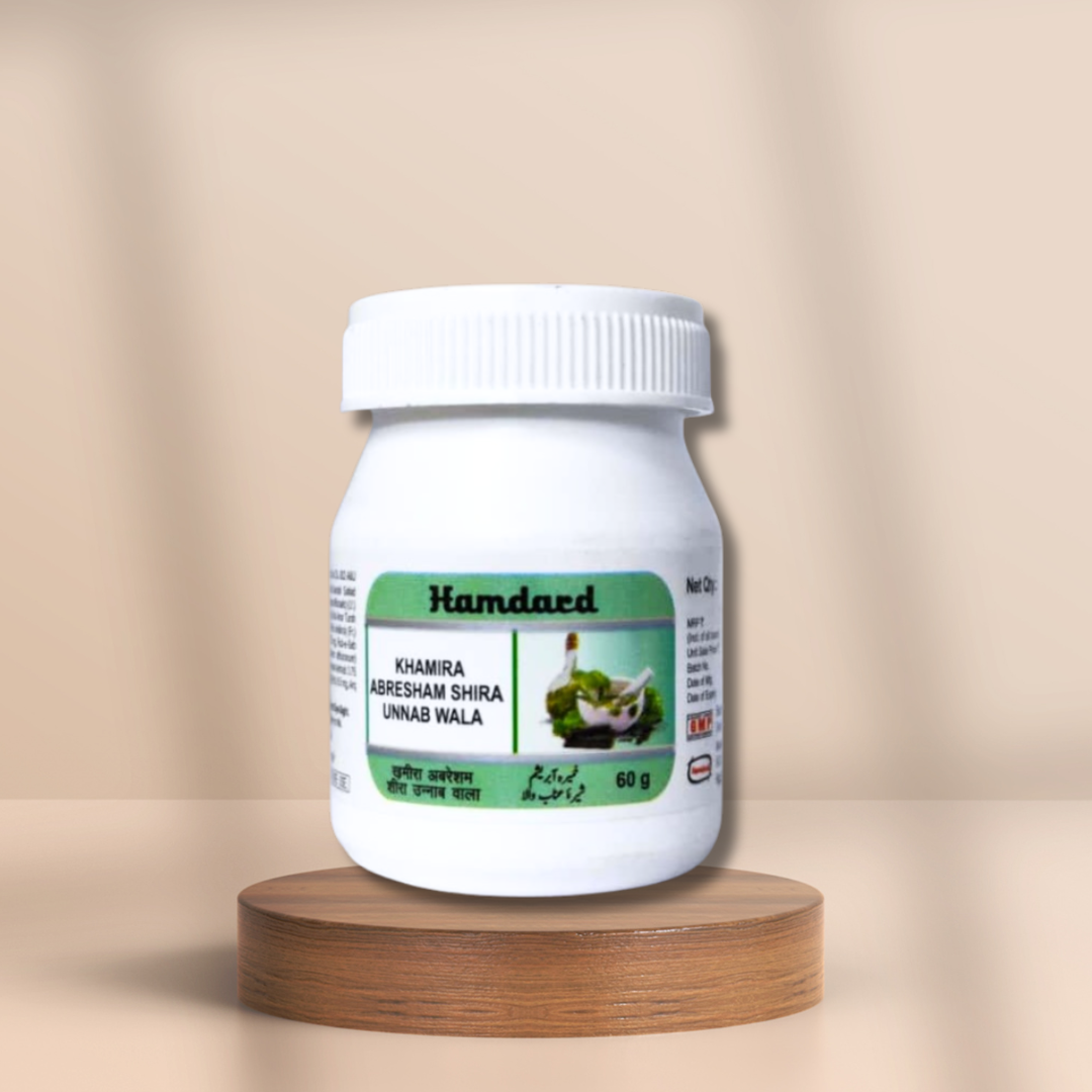Hamdard Khamira Abresham Sheera Unnab Wala 60g (Pack Of 2)