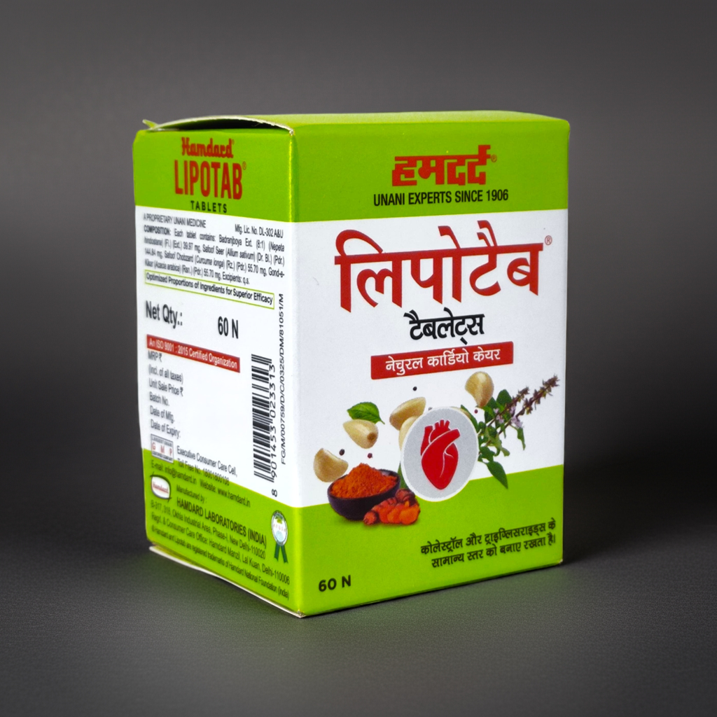 Hamdard Lipotab Tablet 60 Tablets (Pack Of 2)
