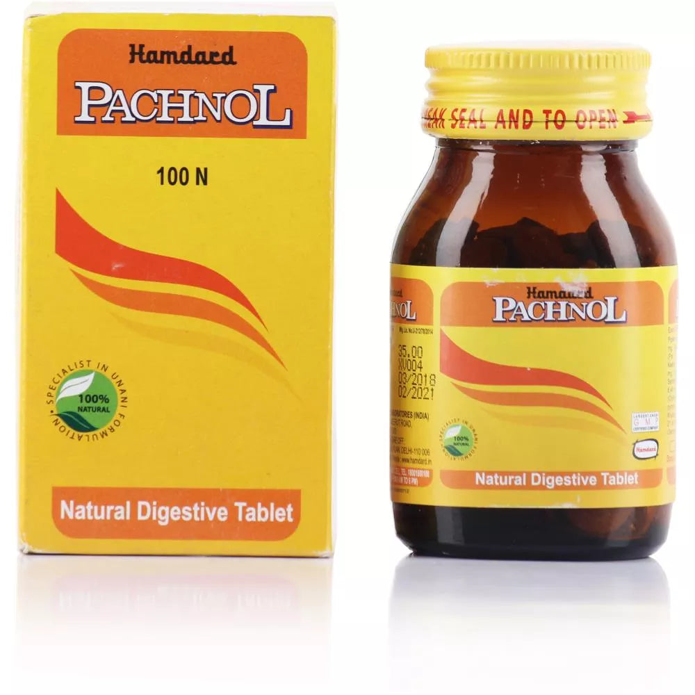 Hamdard Pachnol – Unani Chewable Digestive Tablet | Zevikahealth