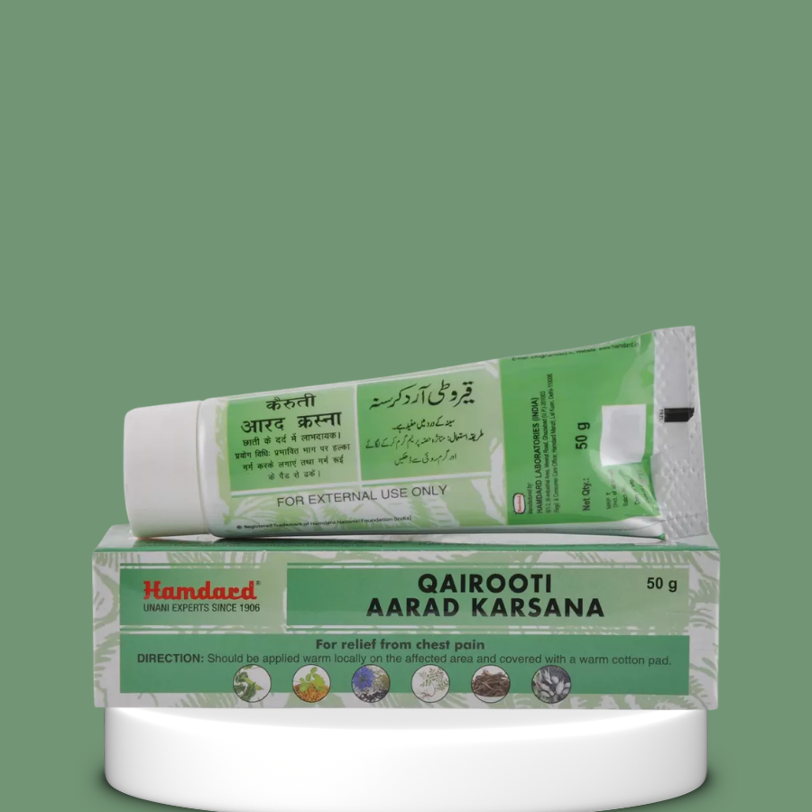 Hamdard Qairooti Aarad Karsana – Unani Herbal Chest Balm