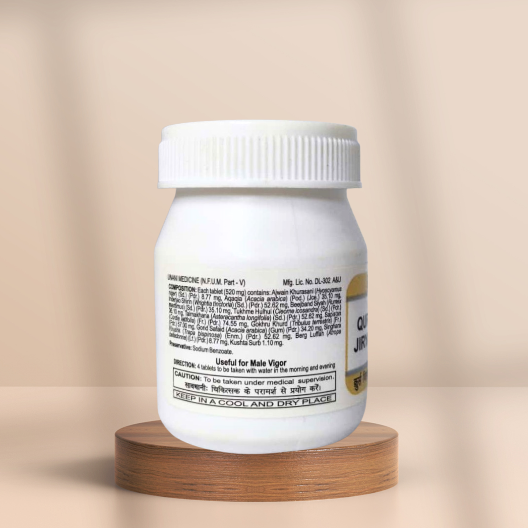 Hamdard Qurs Jiryan 50 Tablets (Pack Of 4)