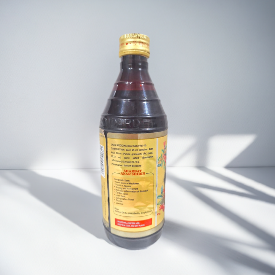 Hamdard Sharbat Anar Shirin – Traditional Pomegranate Herbal Syrup