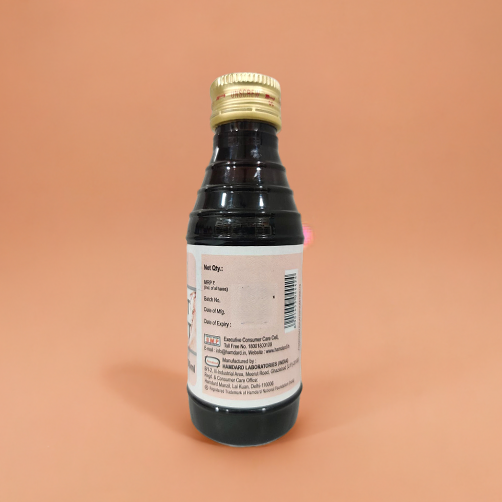 Hamdard Sharbat Salajit 100ml  Traditional Herbal Syrup with Shilajit and Kand Safed