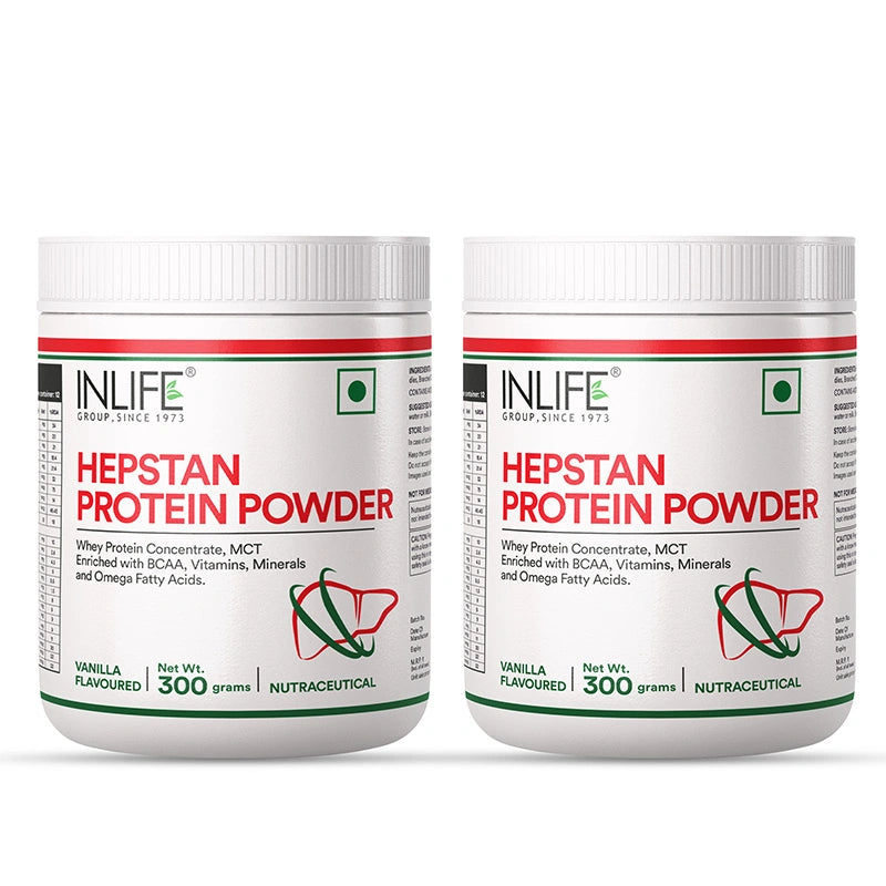 Inlife Hepstan Protein Powder Supplement | 300g (Vanilla)