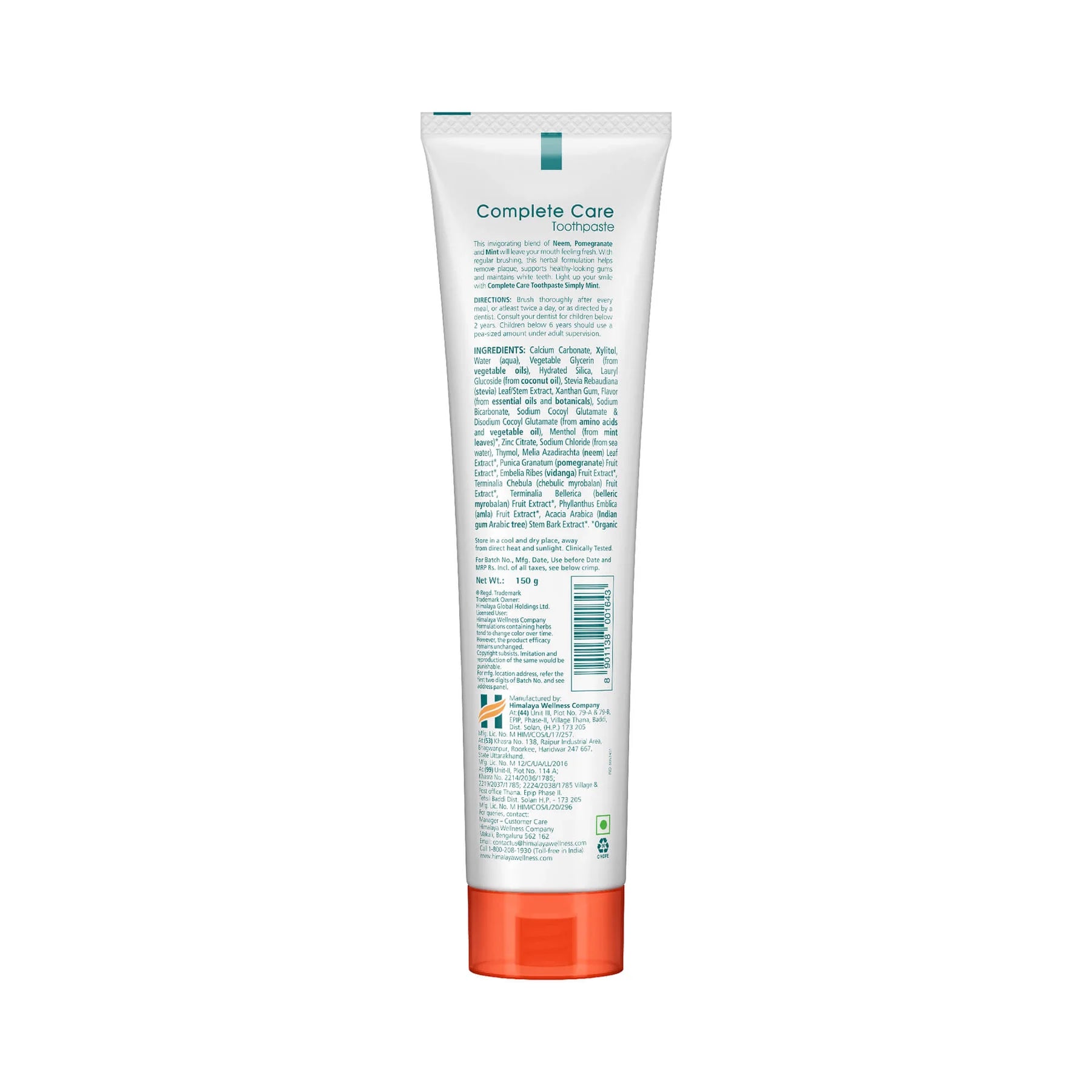 BOTANIQUE Complete Care Toothpaste (Simply Cinnamon) 150g