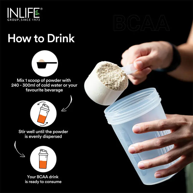 Inlife BCAA Pro Supplement| 250g powder