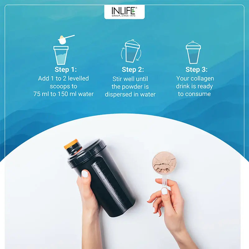 Inlife Japanese Marine Fish Collagen Supplements for Women & Men | Clinically Proven Ingredient | 200g Powder - 23