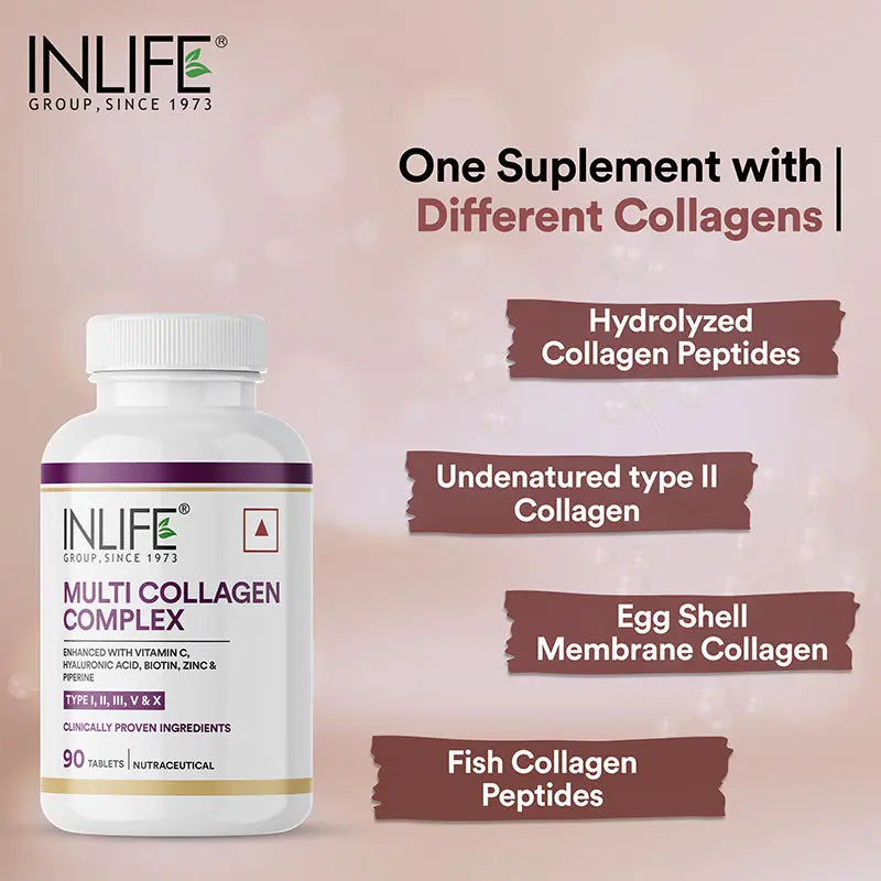 Inlife Multi Collagen Complex 90 Tablets