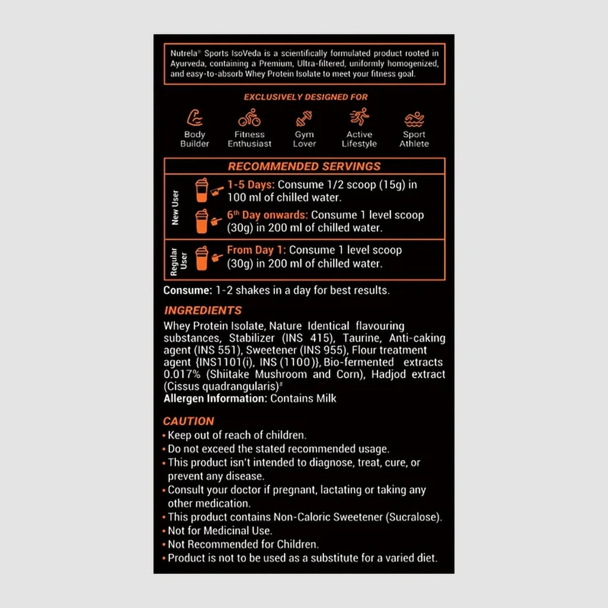 Patanjali Nutrela Sports Isoveda (FrevAn-Ice) 1 kg
