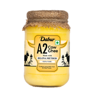 Dabur A2 Cow Ghee | Rich in Vitamin A & Antioxidant | Bilona method | Helps balance Vata & Pitta Dosha | Made from desi cows Milk 500ml