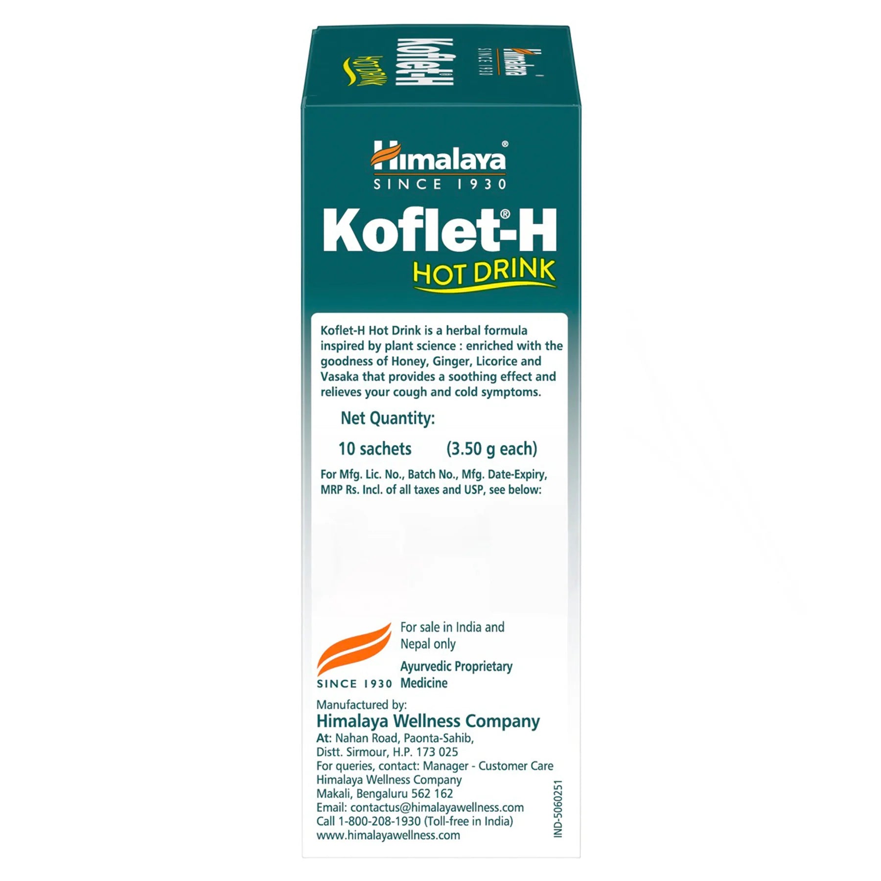 Himalaya Koflet-H Hot Drink 10's