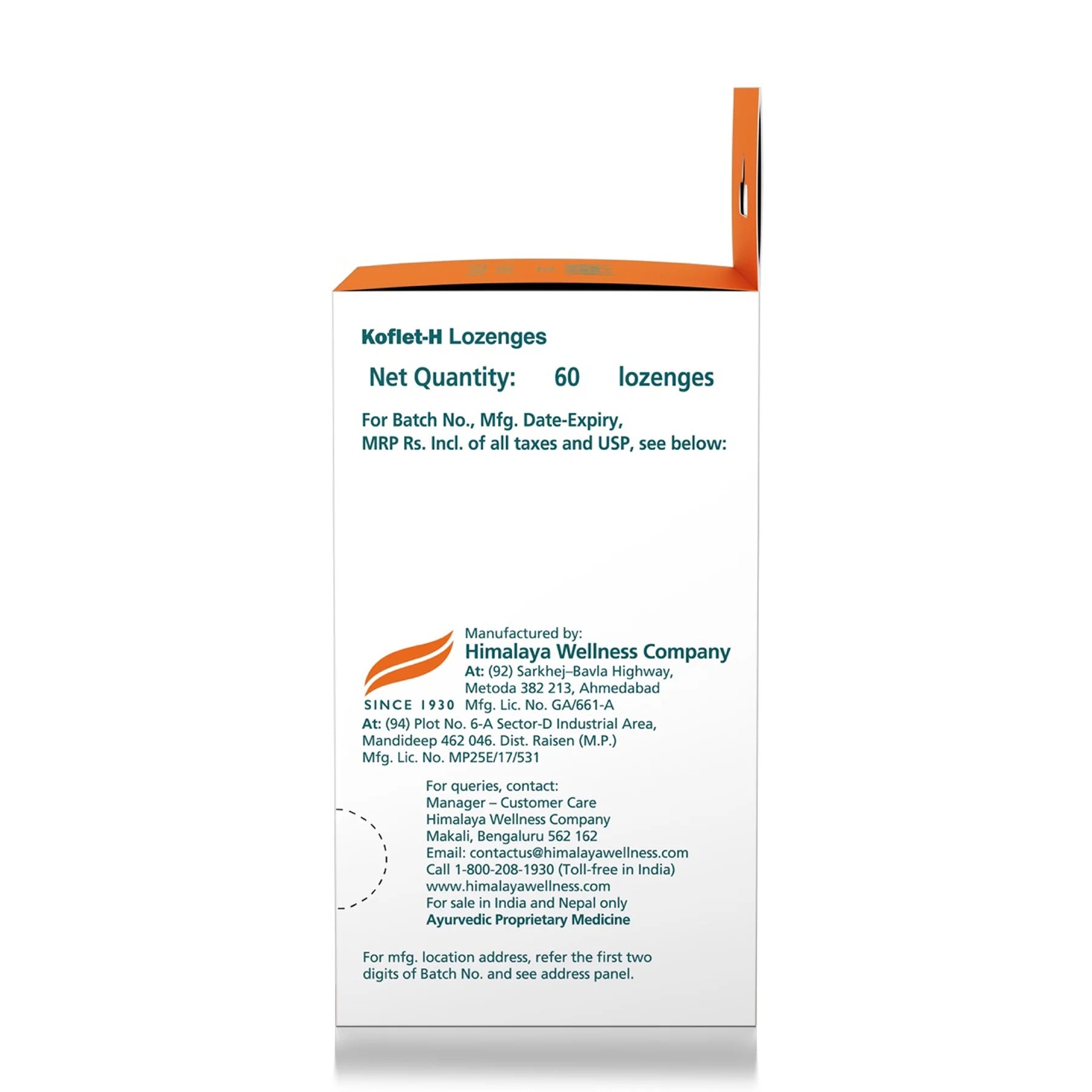 Koflet-H Lozenges 10Nx6's