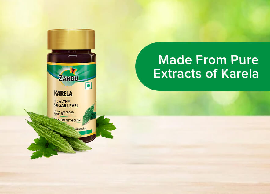 Zandu Karela 60 Capsules