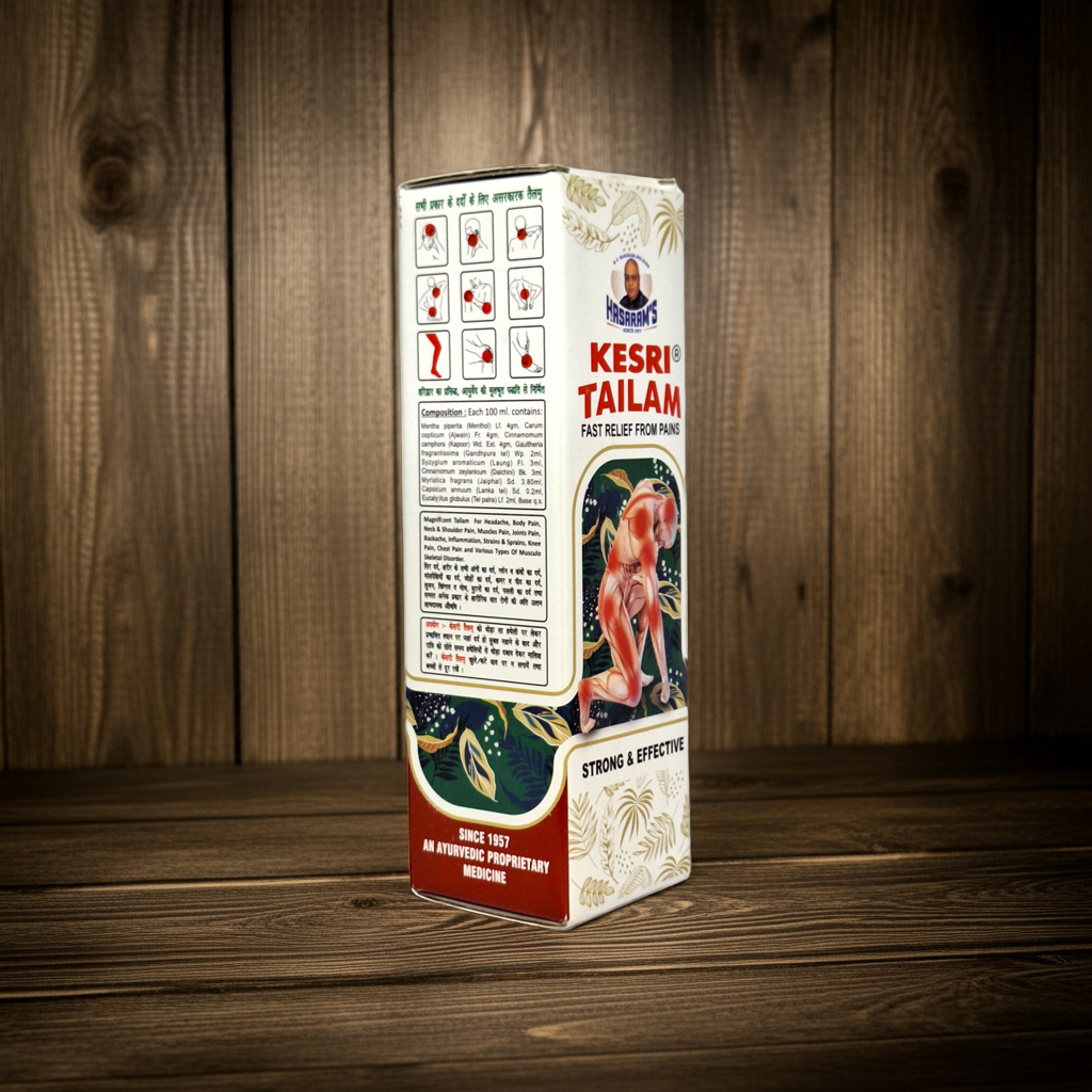Kesri Tailam – Traditional Herbal Massage Oil