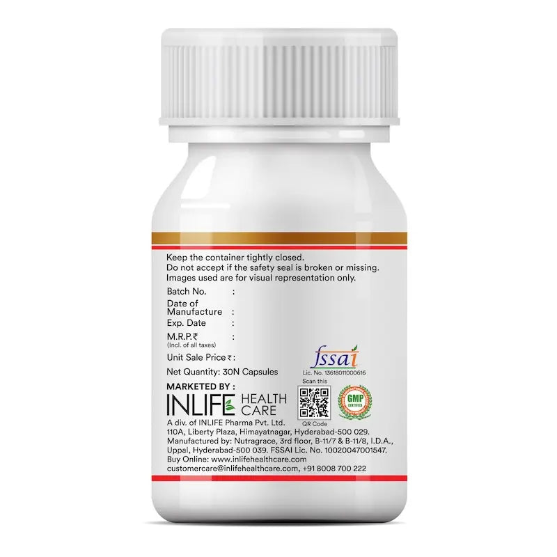 Inlife Krill Oil Omega 3 Fatty Acid Supplement | 500mg | Capsules - 7