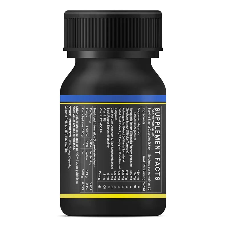 Inlife Testroid Supplement for Men | Veg. Capsules - 7