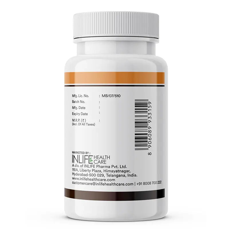 Inlife Vitamin D3 60000 IU Chewable Tablets | Cholecalciferol Tablets - 3