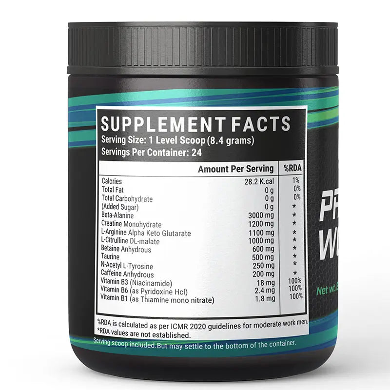 Inlife Pre-Workout Supplement | 200gms - 17