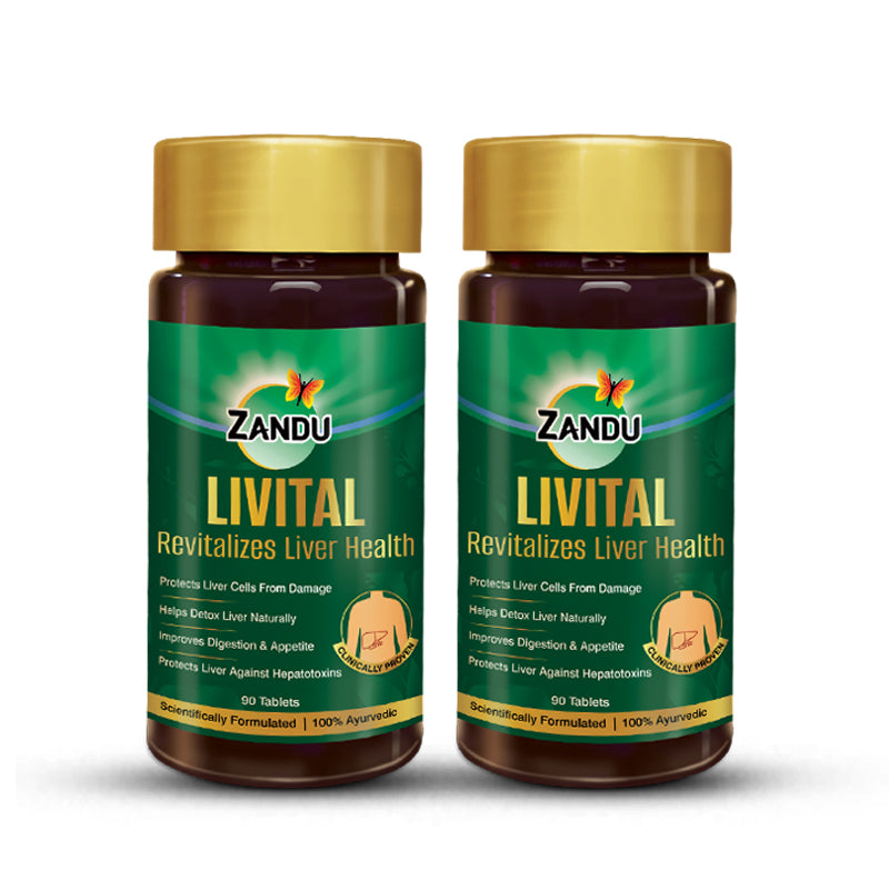 Zandu Livital Liver Detox Support Tablets