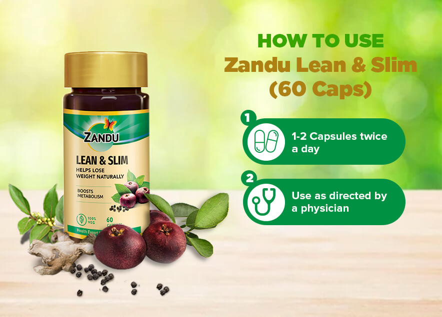 Zandu Lean & Slim 60 Capsules