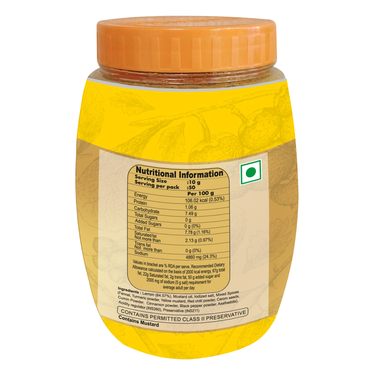 Patanjali Lemon Pickle 500g