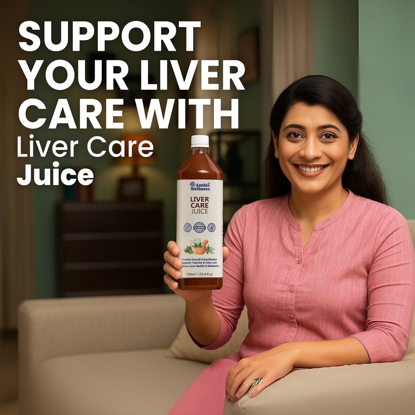 Liver Care Juice for Fatty Liver Detox I Ayurvedic Liver Support with Milk Thistle | 750ML 
