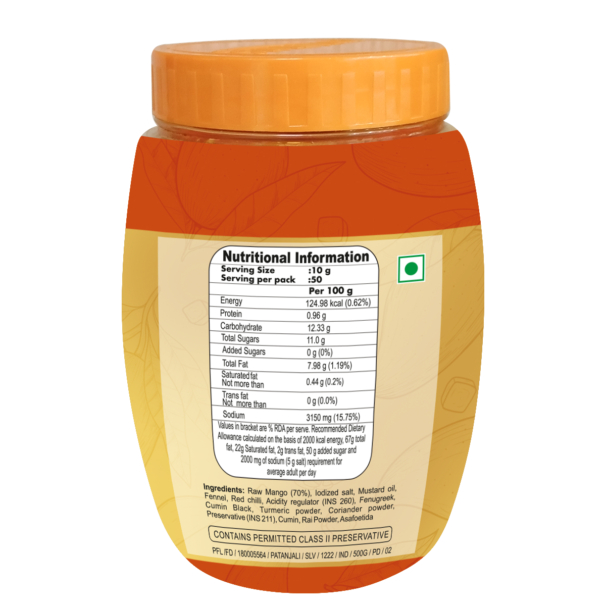 Patanjali Mango Pickle 500g