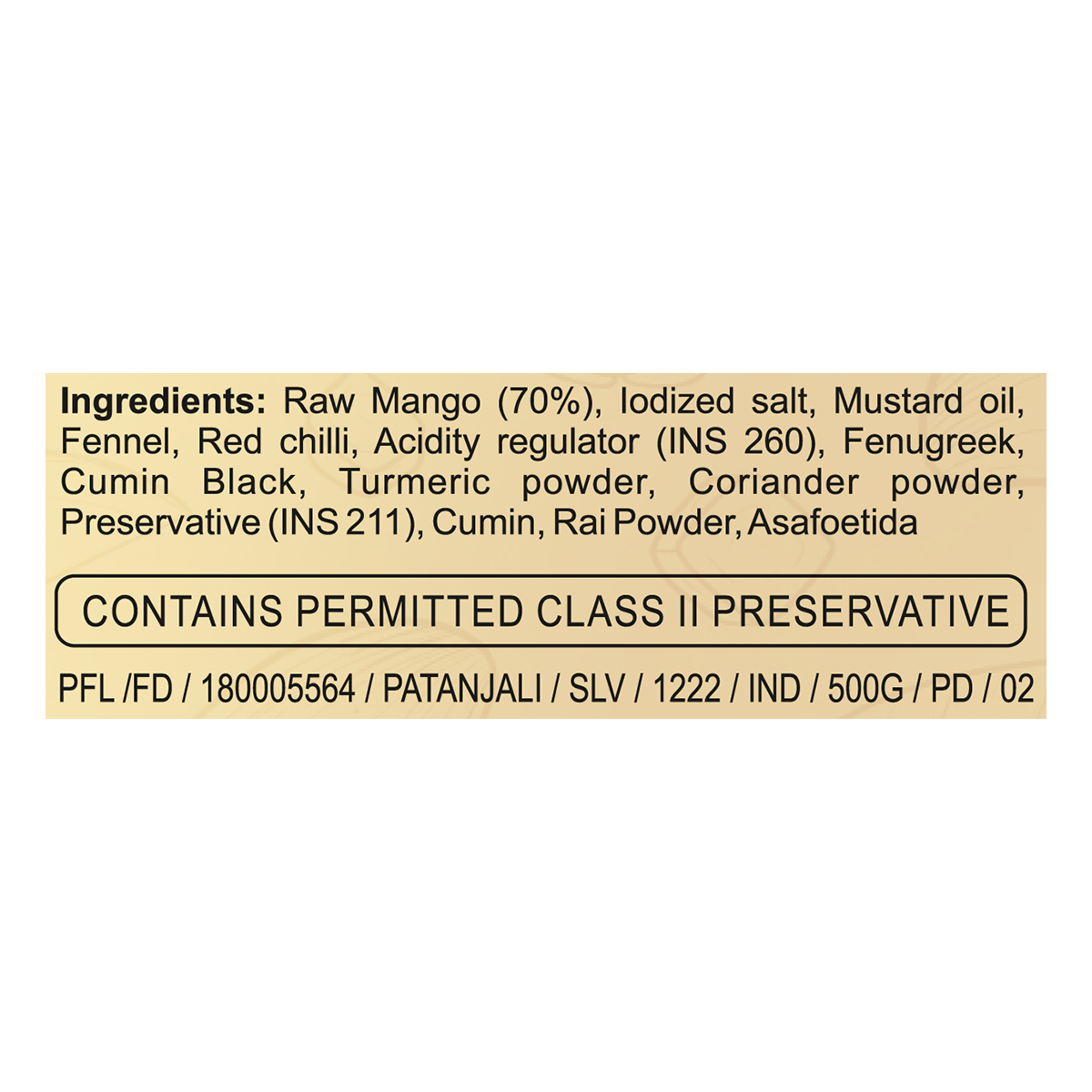 Patanjali Mango Pickle 500g