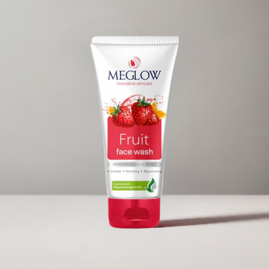 Meglow Fruit Face Wash 70g (Pack Of 2) – Daily Cleanser with Natural Fruit Extracts