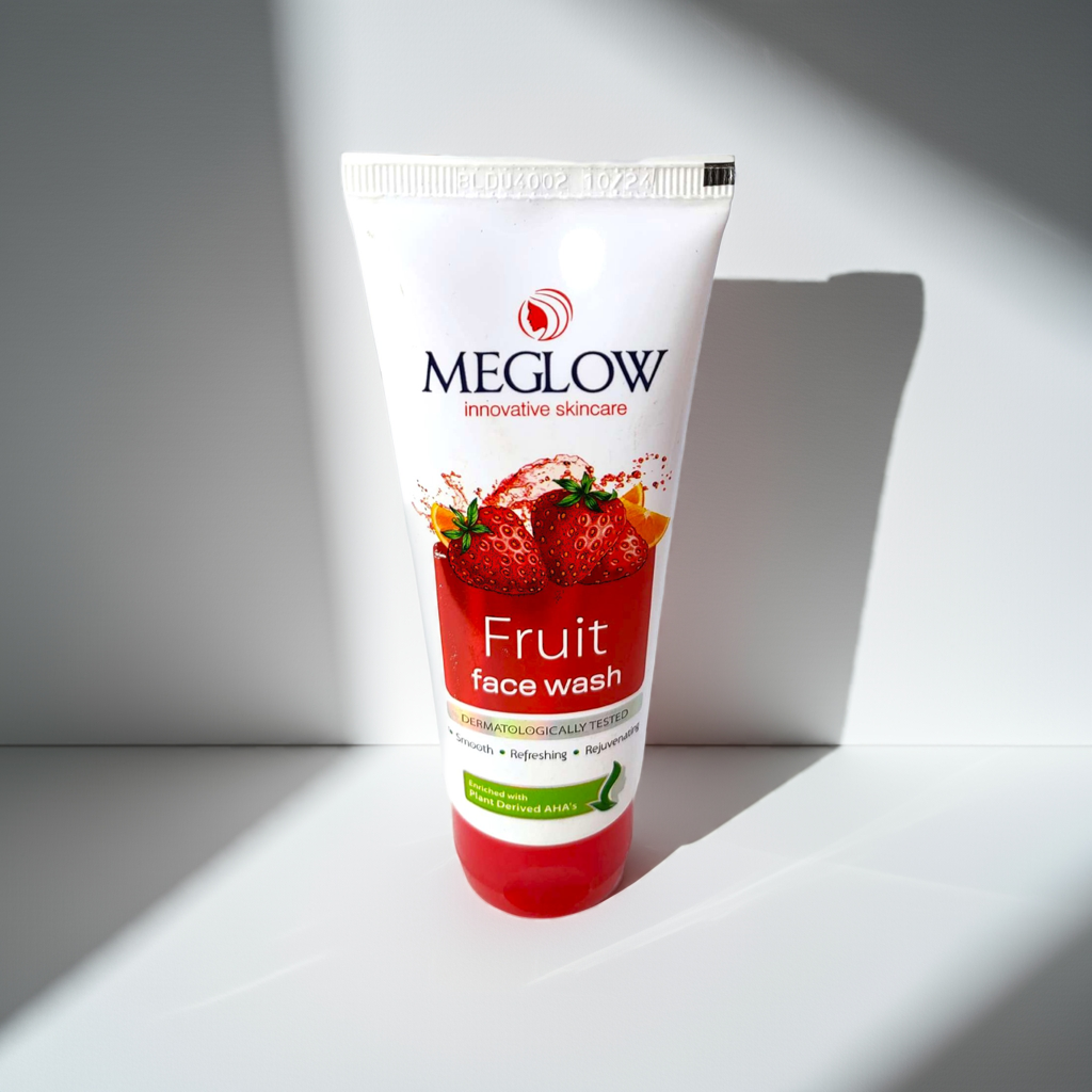 Meglow Fruit Face Wash 70g (Pack Of 2) – Daily Cleanser with Natural Fruit Extracts