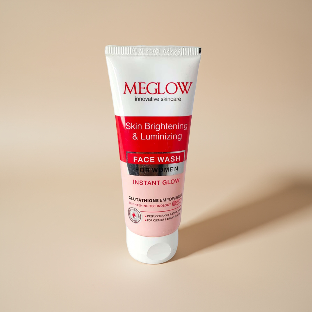 Meglow Women Instant Glow Face Wash 70g (Pack Of 2)