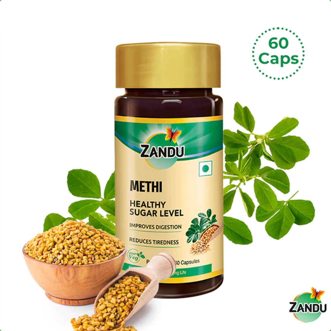 Zandu Pure Methi 60 Capsules