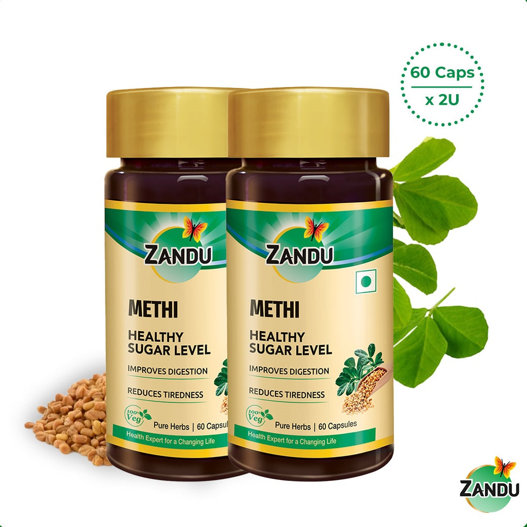 Zandu Pure Methi 60 Capsules