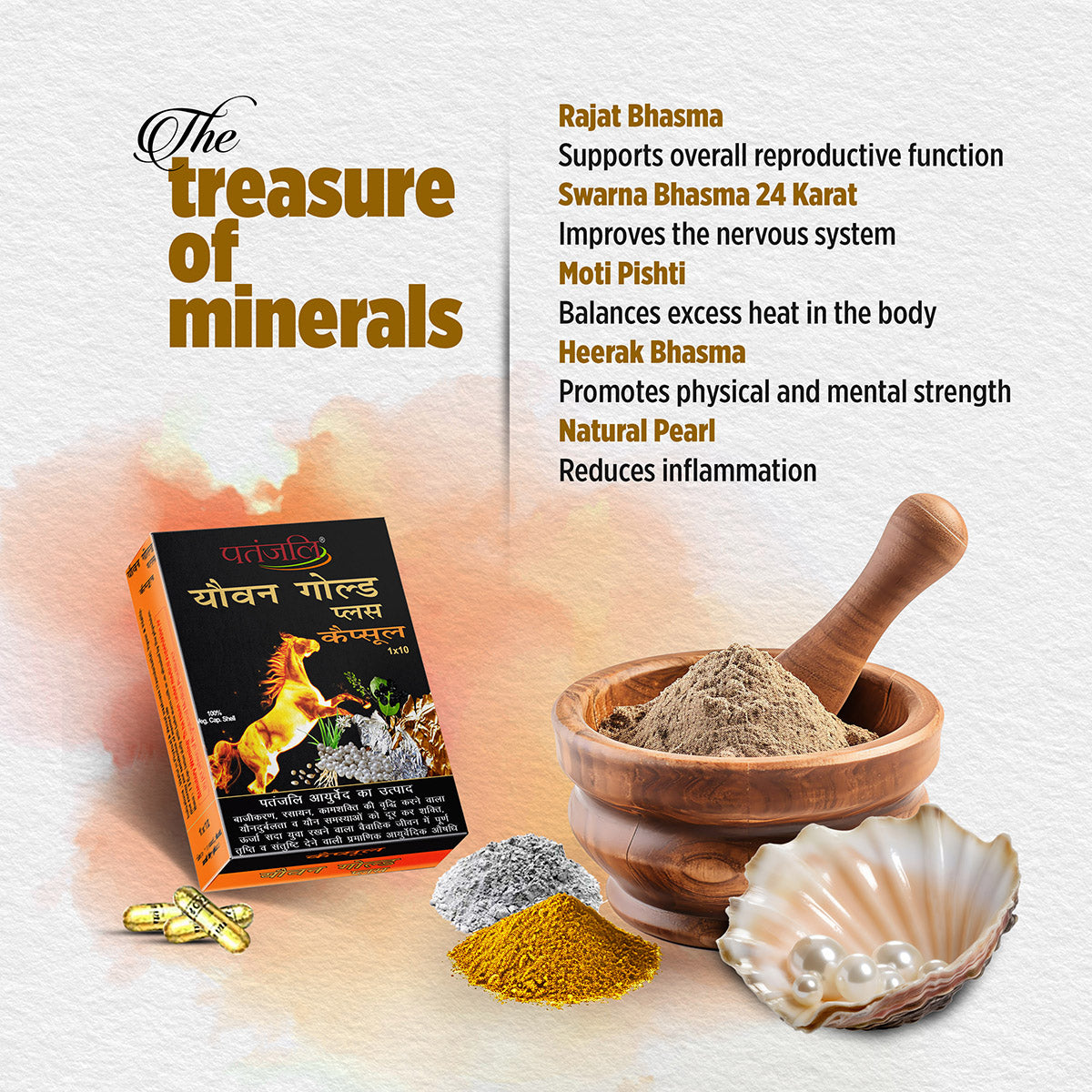 Patanjali Youvan Gold Plus Capsule 10 Caps