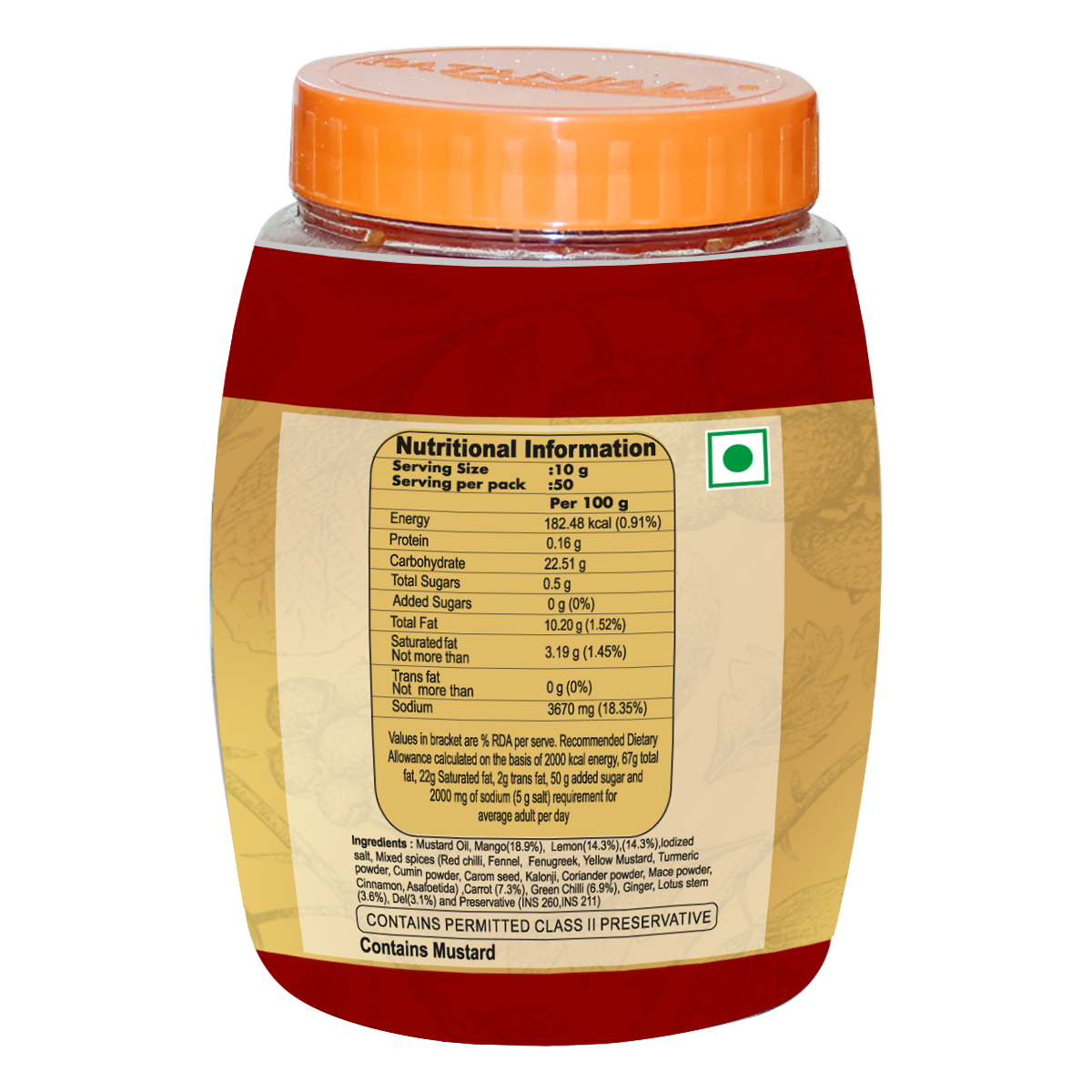 Patanjali Mixed Pickle 1kg