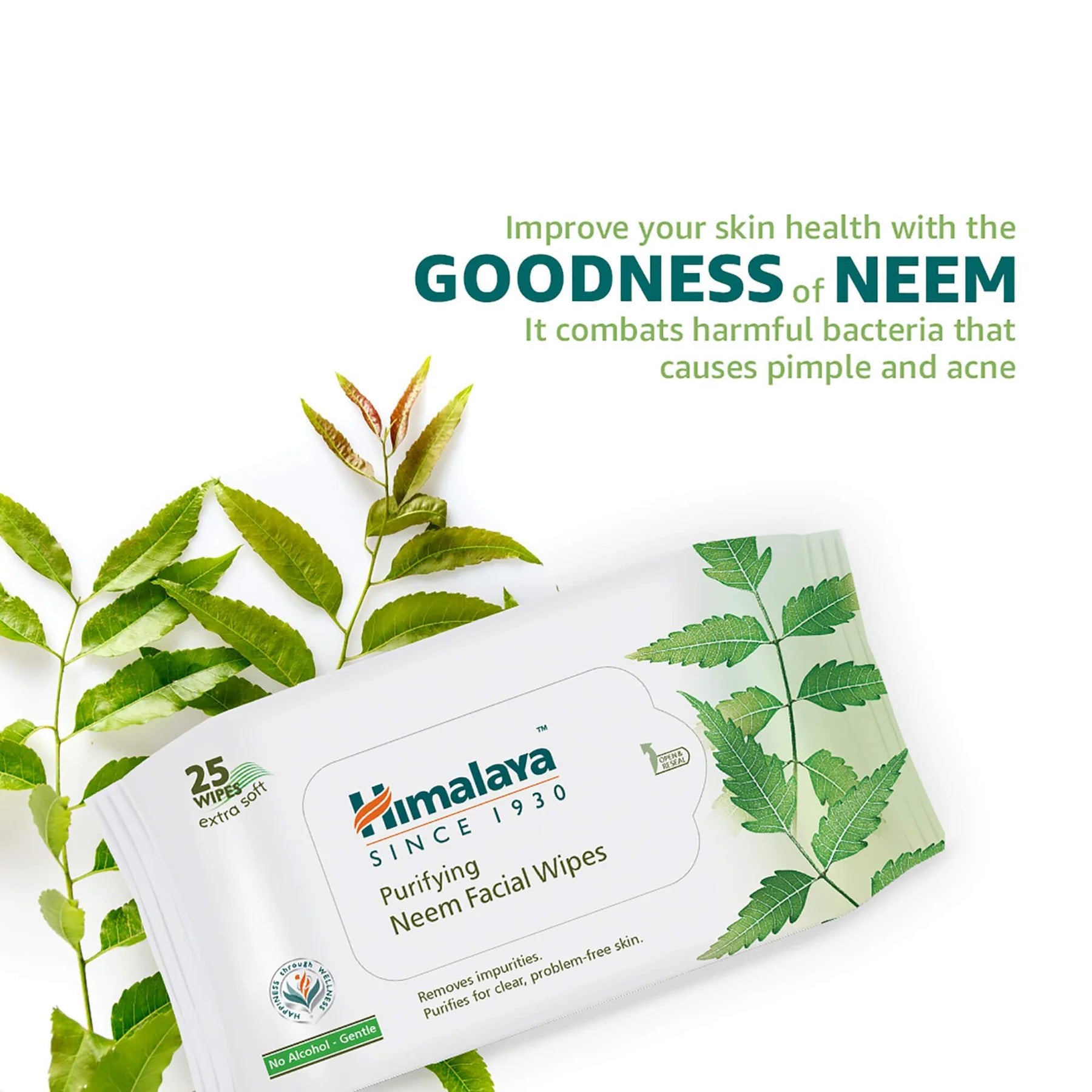 Purifying Neem Facial Wipes 25's
