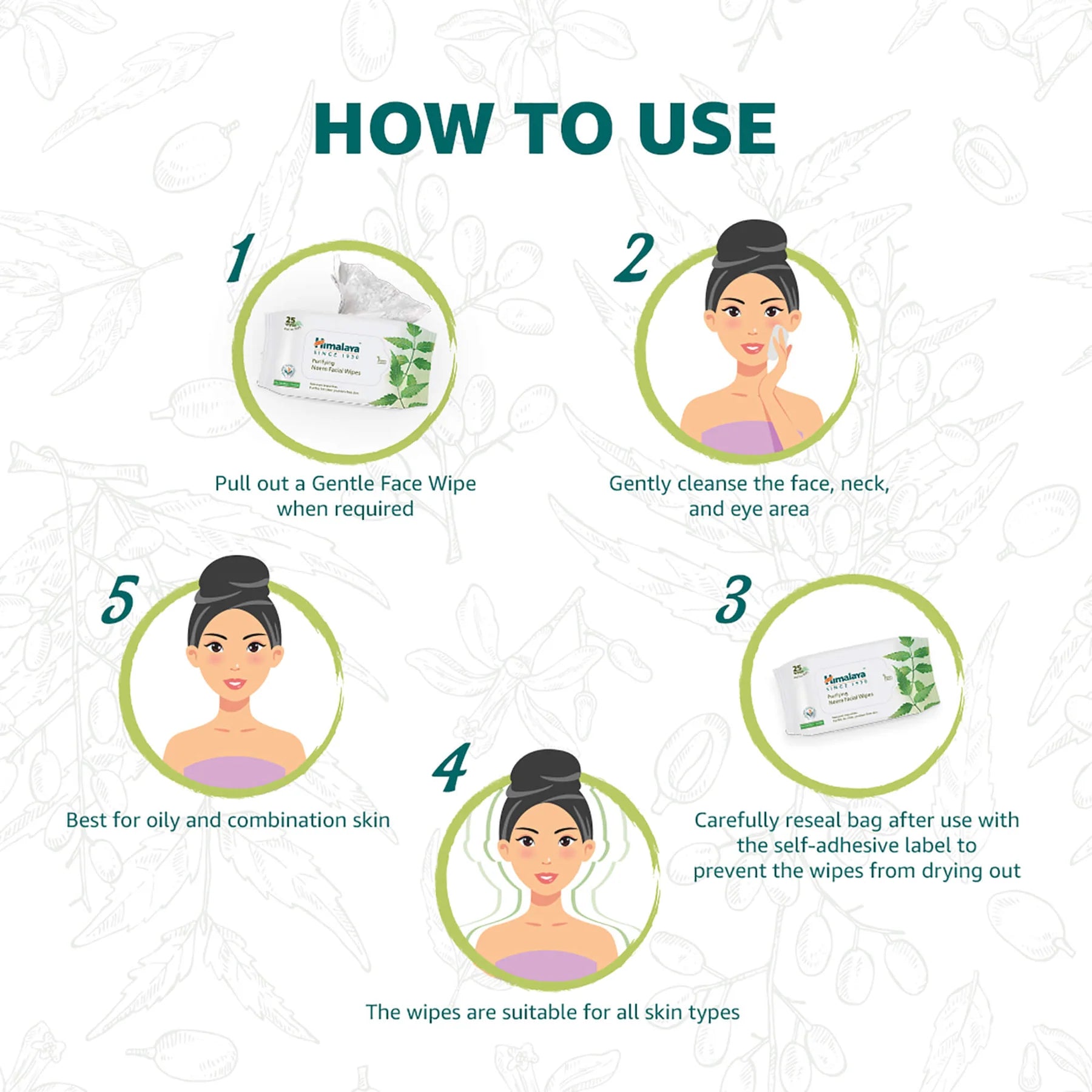 Purifying Neem Facial Wipes 25's