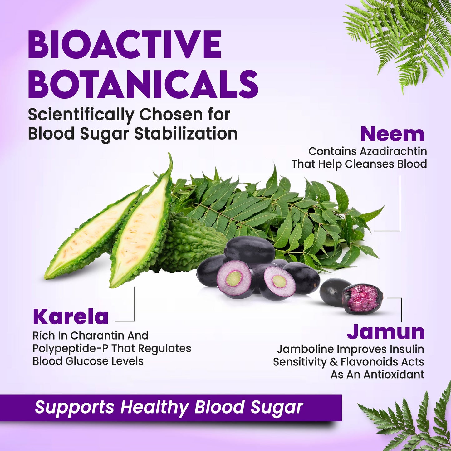 Neem Karela Jamun Juice | Regulates Blood Glucose Metabolism Naturally 