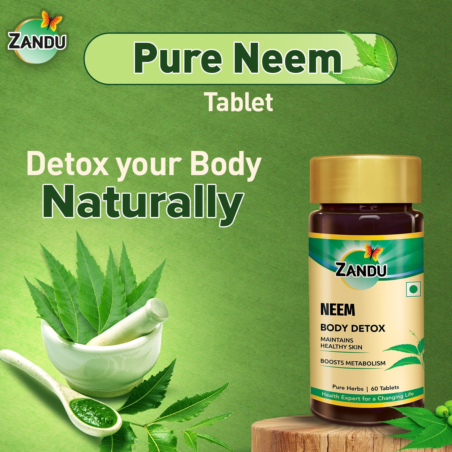 Zandu Neem 60 Tablets