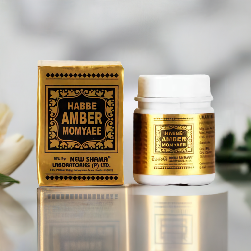 New Shama Habbe Amber Momyaee 10Pills – Traditional Unani Herbal Supplement