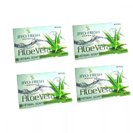New Shama Jiyo Fresh Herbal Aloevera Soap 100g Pack of 4