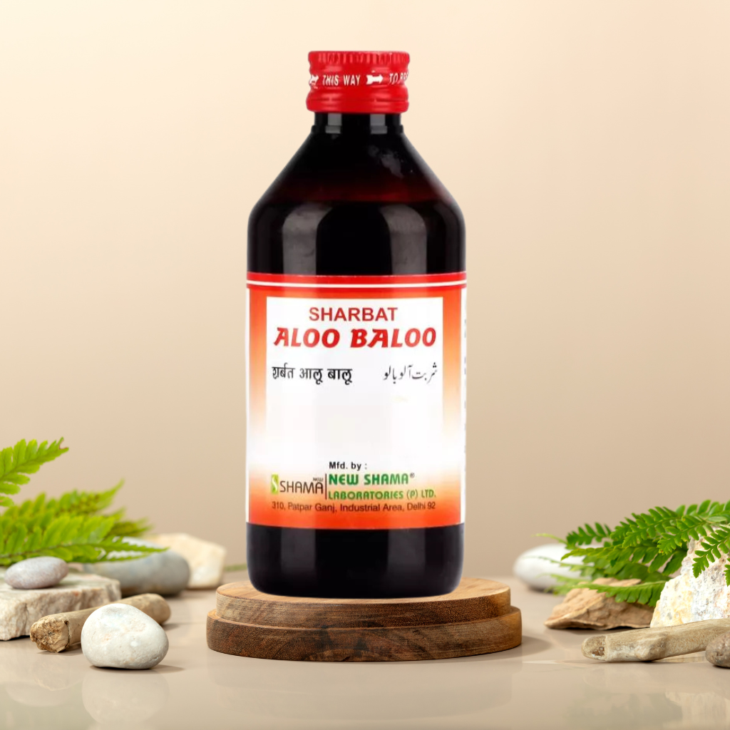 New Shama Sharbat Aaloo Baloo 200ml