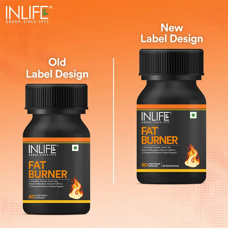 Inlife Berberine with Milk Thistle & Turmeric + Fat Burner with L-Carnitine & Green Coffee | Vegetarian Combo Pack