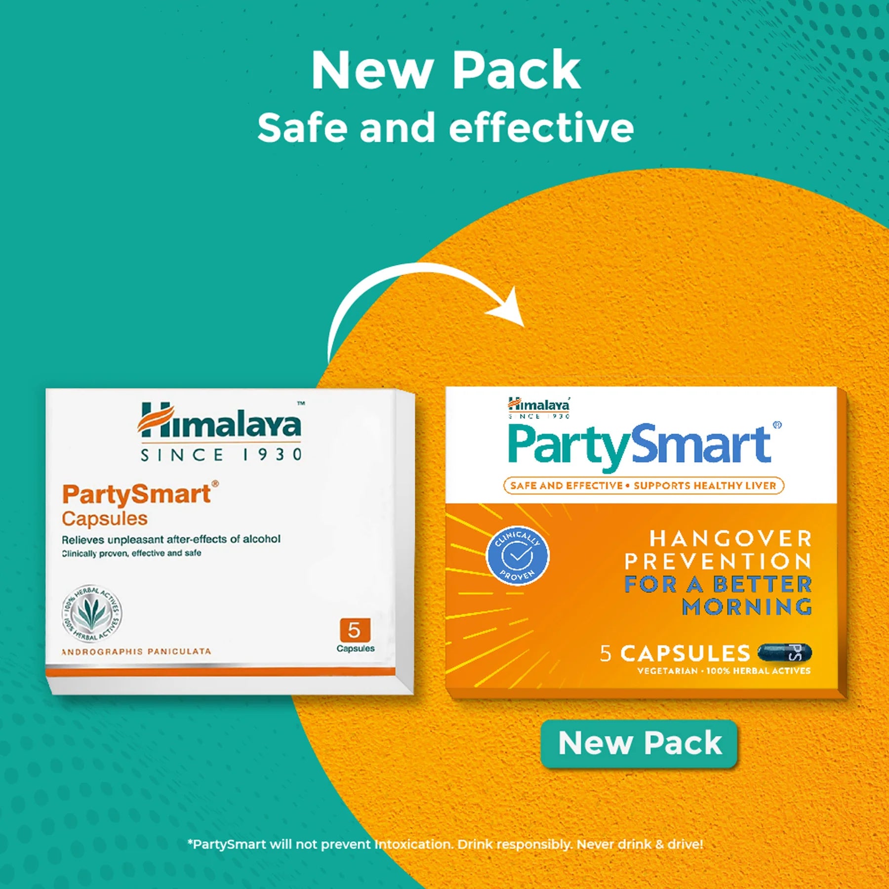 PartySmart Hangover Prevention 5 Capsules
