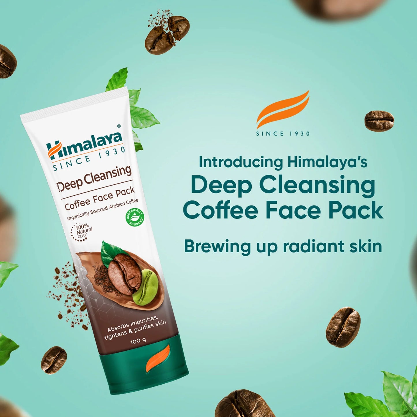 Himalaya Deep Cleansing Coffee Face Pack | Purifying Clay Mask for Oil-Free Radiant Skin