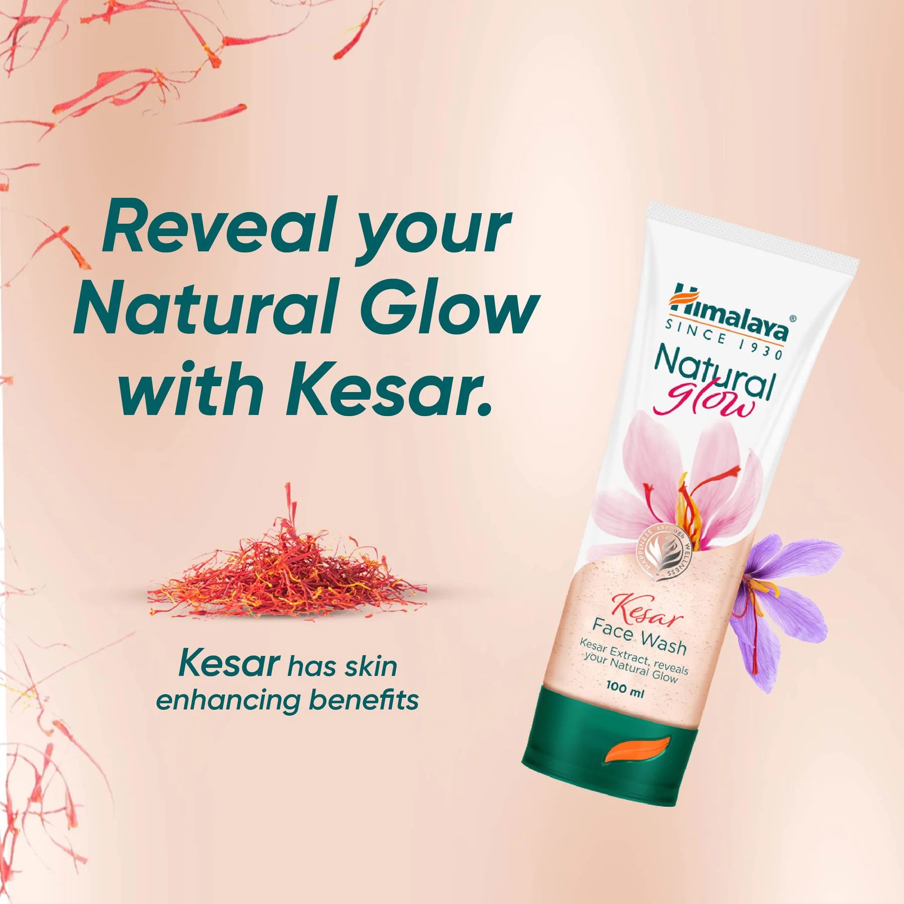 Natural Glow Kesar Face Wash 100ml