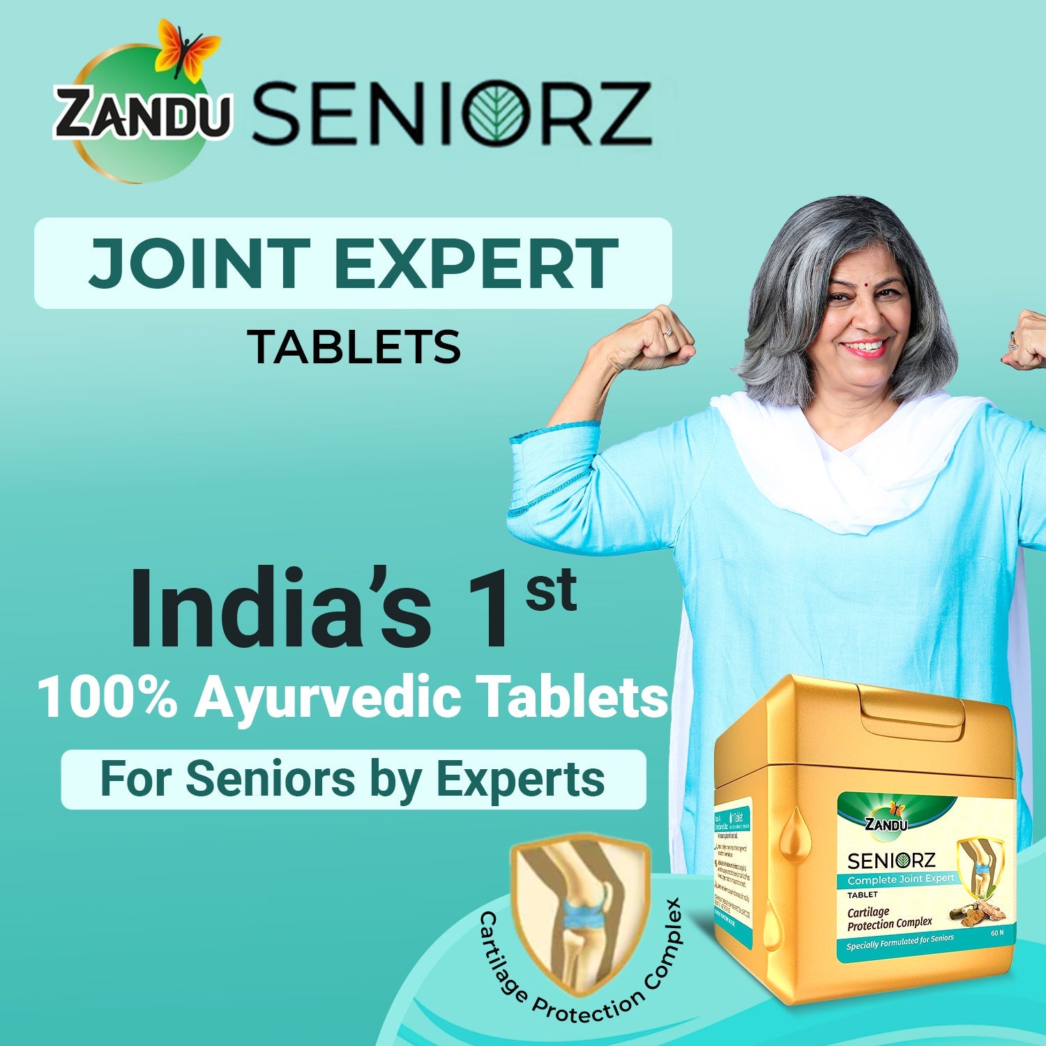 Zandu Seniorz Complete Joint Expert 60 Tablets