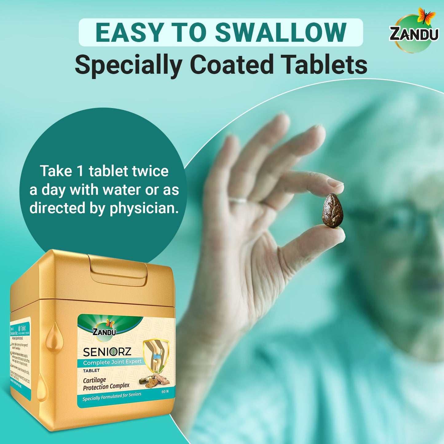 Zandu Seniorz Complete Joint Expert 60 Tablets